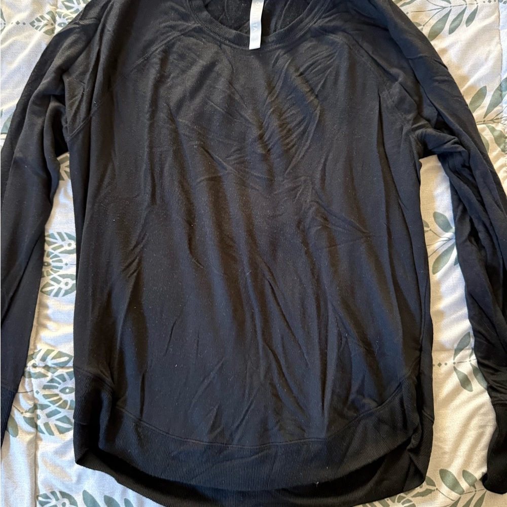 Athleta Black Crew Neck Sweater